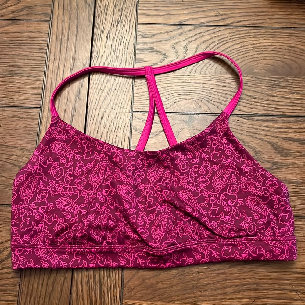 Old Navy Sports Bra Size Large Magenta/Fucshia